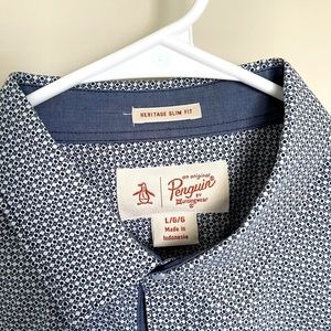 Original Penguin by Munsingwear Heritage short sleeve men’s shirt slim fit